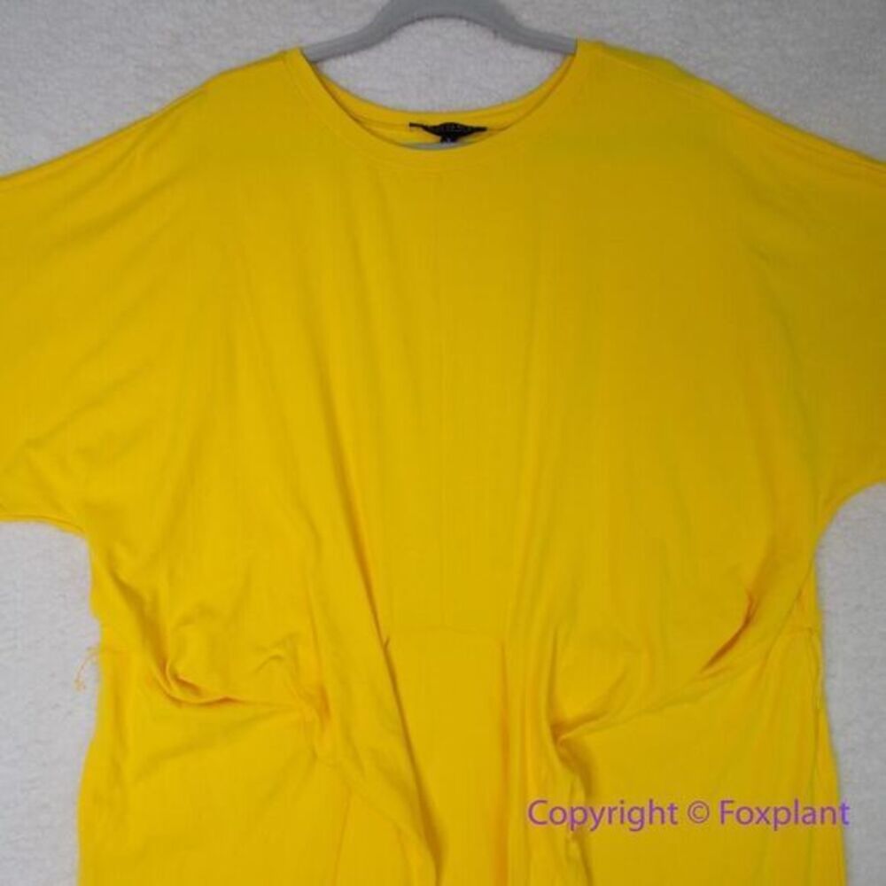 NEW Eloquii‎ yellow Cross Front Flutter Sleeve Dr… - image 4